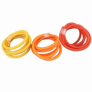 Gummimakk 3mm, 1 meter, Rød