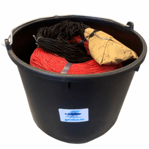 "Byggesett" Kveite/brosmeline 4 mm - 90 svivler / 540 meter