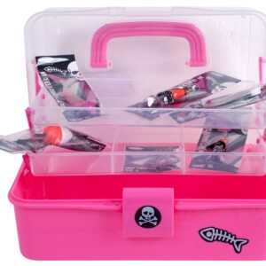 Fiskeskrin m/innhold - Rosa