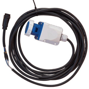 Ledning m/el.plugg og skjøtekontakt