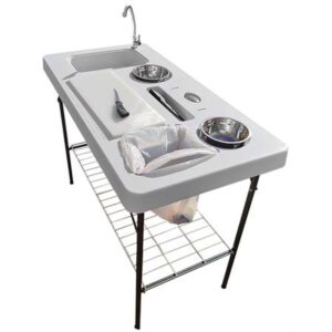 Fiske/sløye bord m/vask, stor modell