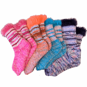 Hjemmelagde Happy Socks - håndlaget med kjærlighet