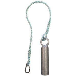 Lodd med tau og rustfri taukrok