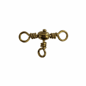 Glassisk svivel 3-delt, messing