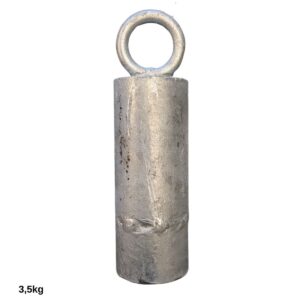 Lodd/Jernstein galvanisert 3,5 kg