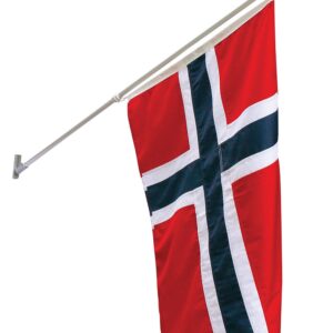 Balkongflagg med feste