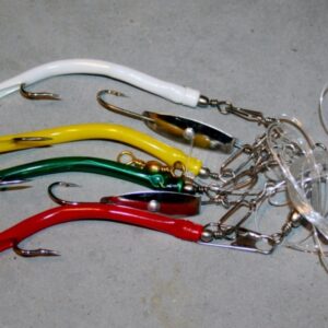 Kroksett gummimakk 4/0 og rykk